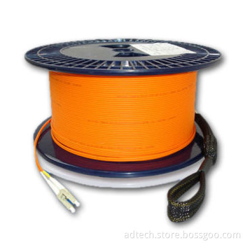Multi-fiber Optical Cable with 62.5/125um Mode, Made of Orange PVC